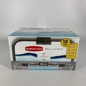 Rubbermaid Brilliance 18-Piece Container Set